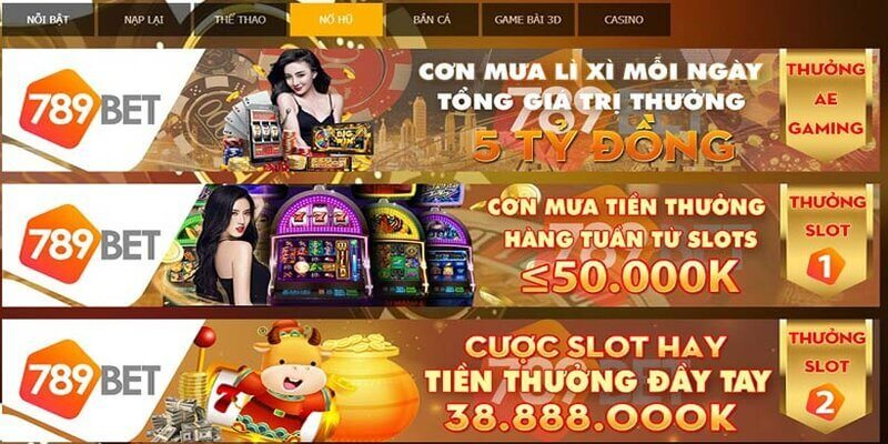 Những khuyến mãi siêu hot chỉ có tại nhà cái 789bet