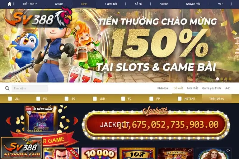 Chìm đắm trong kho game đa sắc màu của SV388 