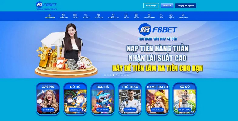 Đánh giá trang chủ F8BET